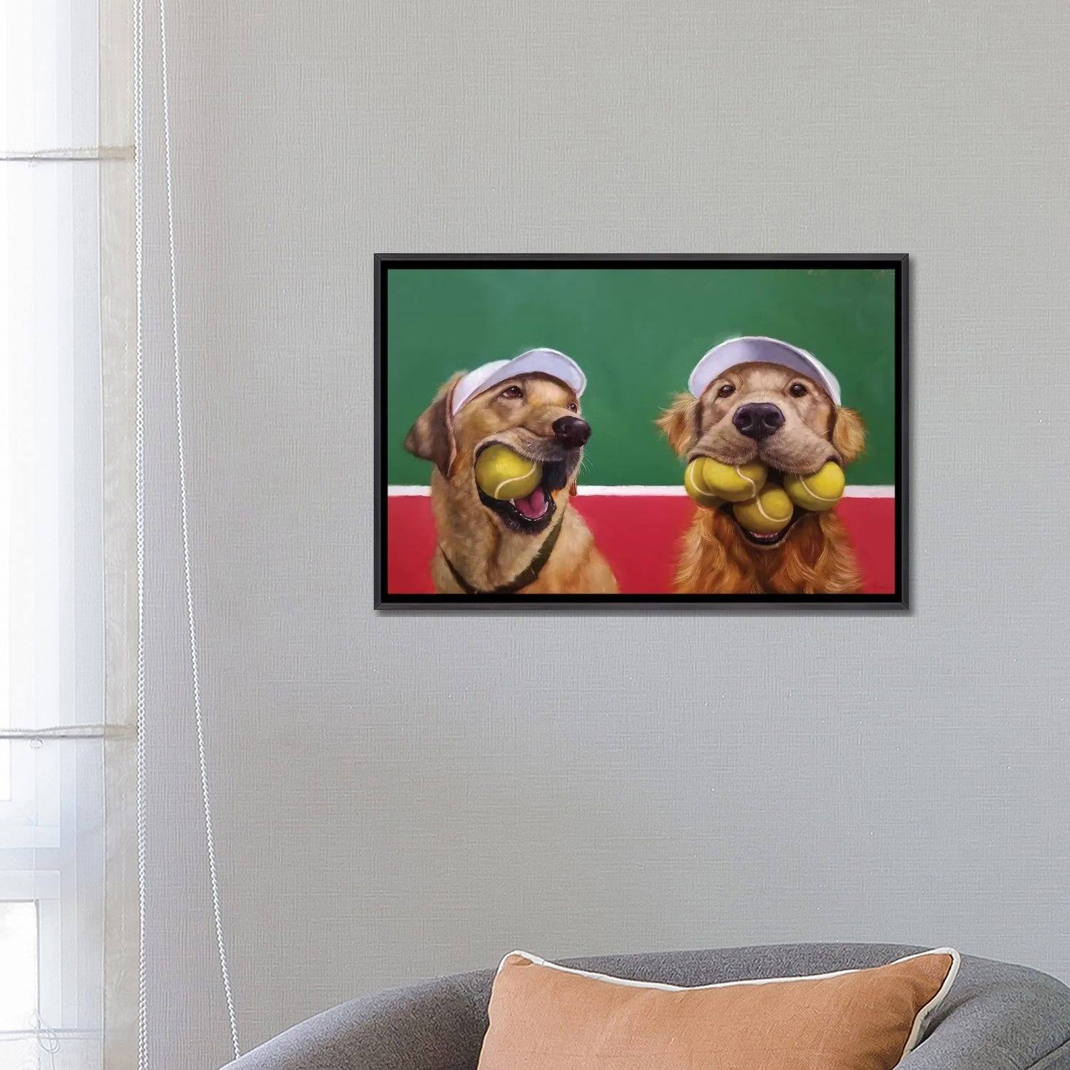 iCanvas "Ball Hog" by Lucia Heffernan Framed Bed Bath & Beyond 37695212